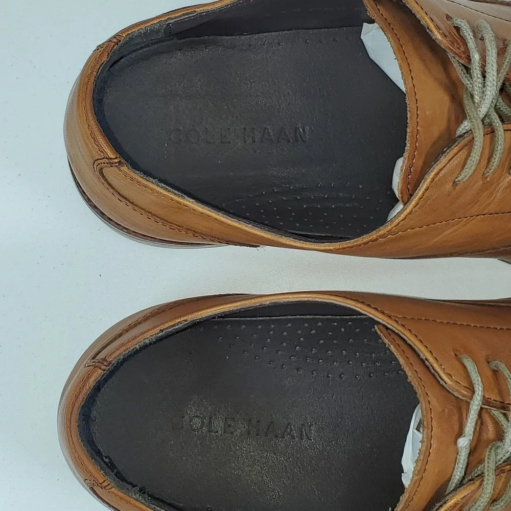Cole Haan Williams Oxford Cap Toe Lace Up (British Tan)‎ C12337 Mens Size 9